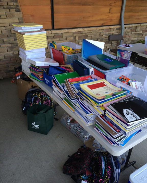 School Supplies Drive 2014